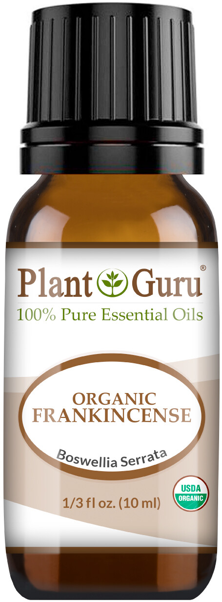 Organic Frankincense Essential Oil 10ml USDA Therapeutic Grade 100% Pure