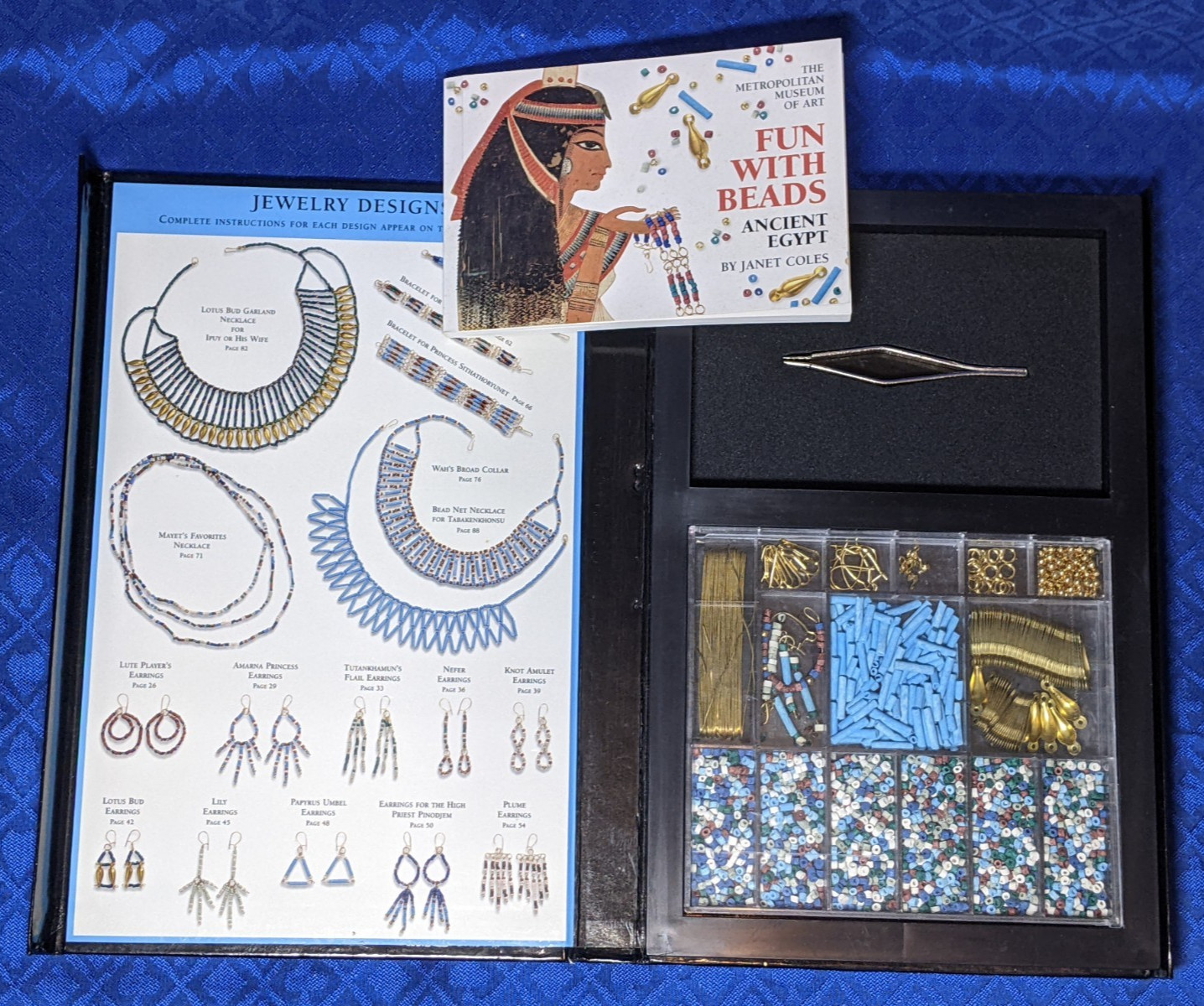 Fun With Beads Ancient Egypt by Janet Coles Metropolitan Museum of Art Bead Kit
