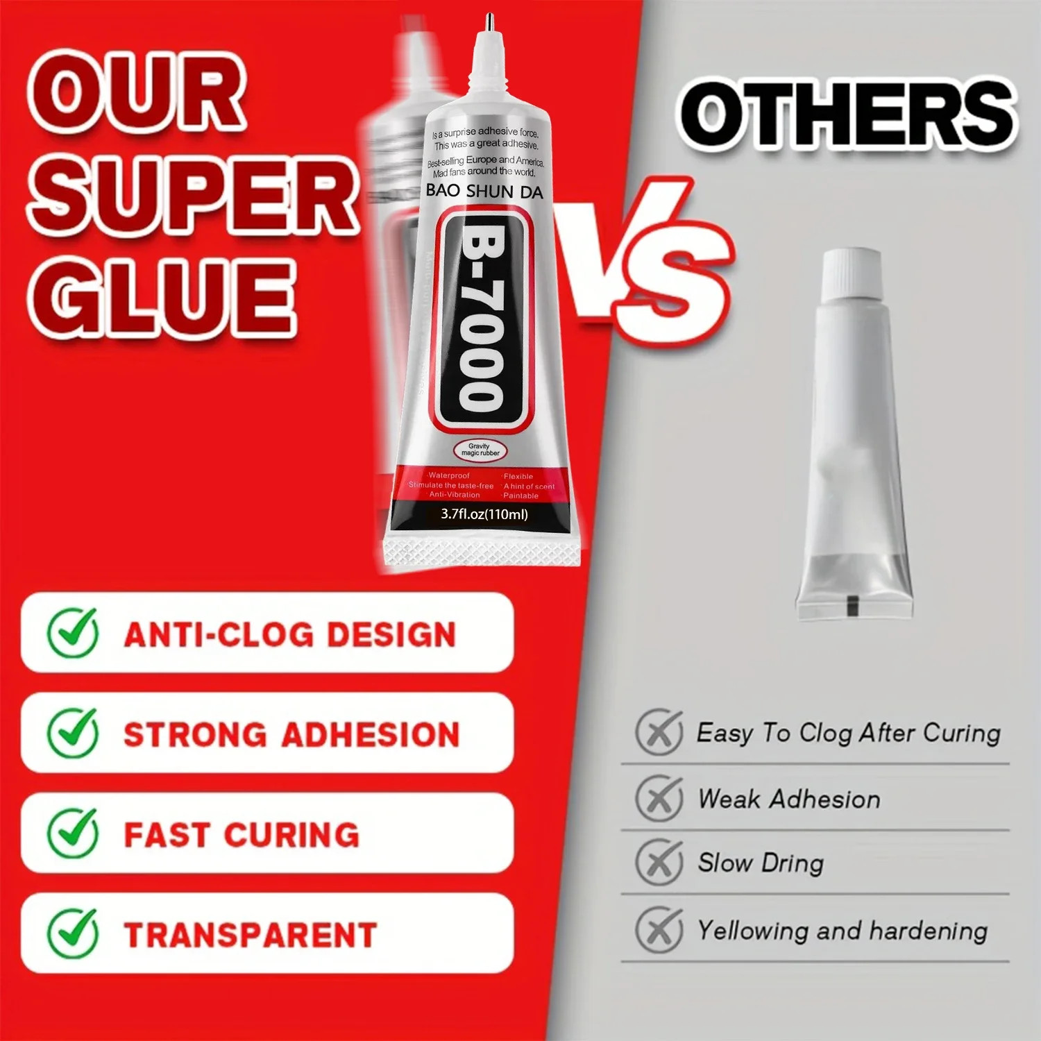 B-7000 Adhesive Multi-Function Super Glue Suitable for Phone Repair