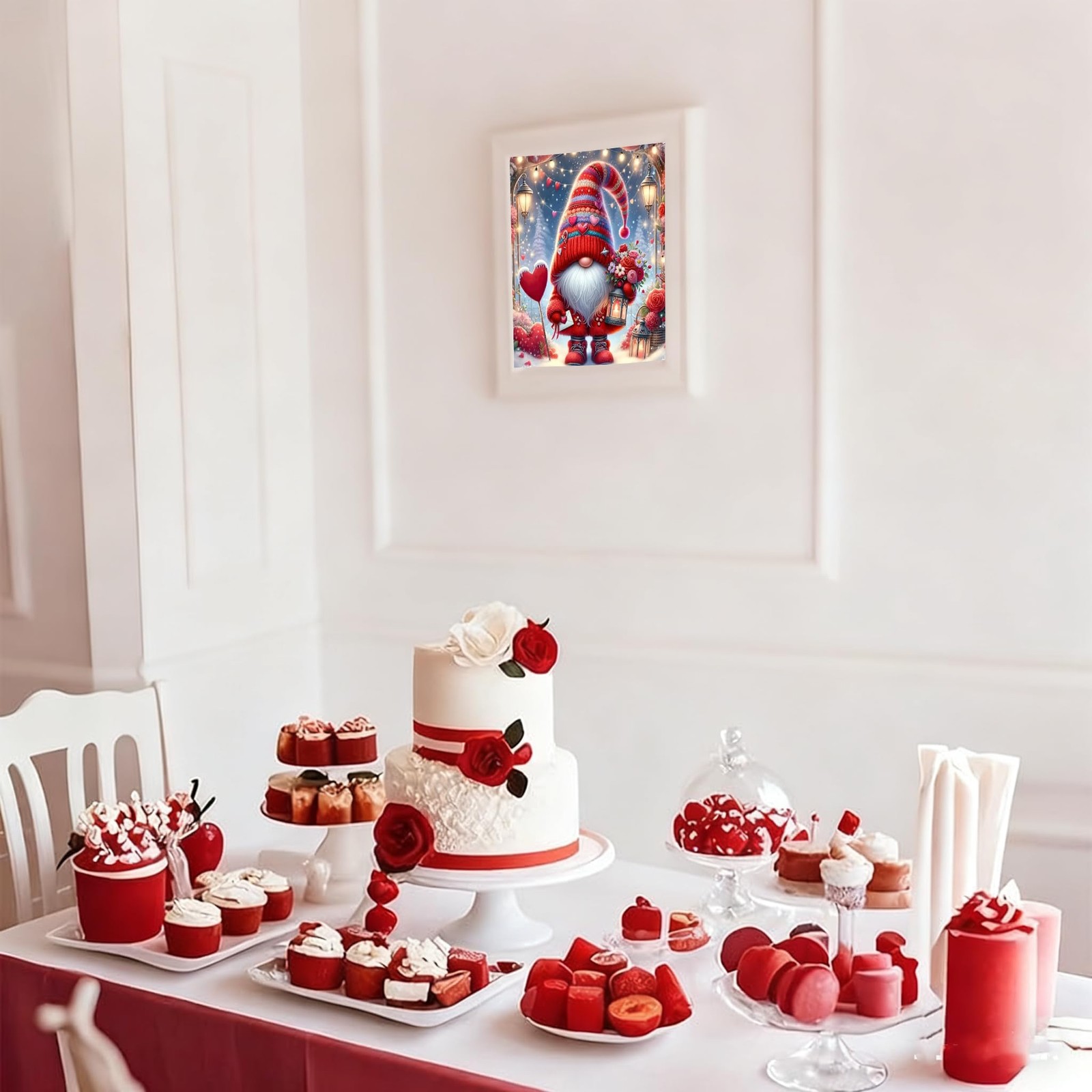 Valentine’s Day DIY 5D Diamond Art Painting Kits for Adults Kids Beginner,Gnome