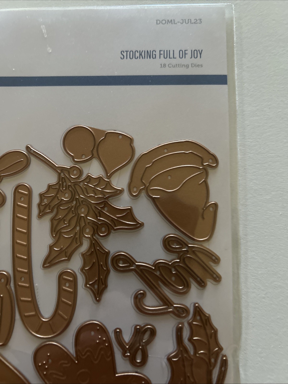 NEW Spellbinders Large Die Of The Month July 2023 STOCKING FULL OF JOY