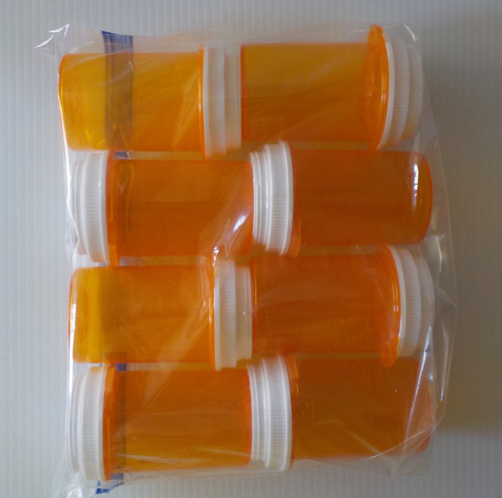 Lot of 36 Large Amber Prescription Bottles for Storage, Arts & Crafts/Used Once