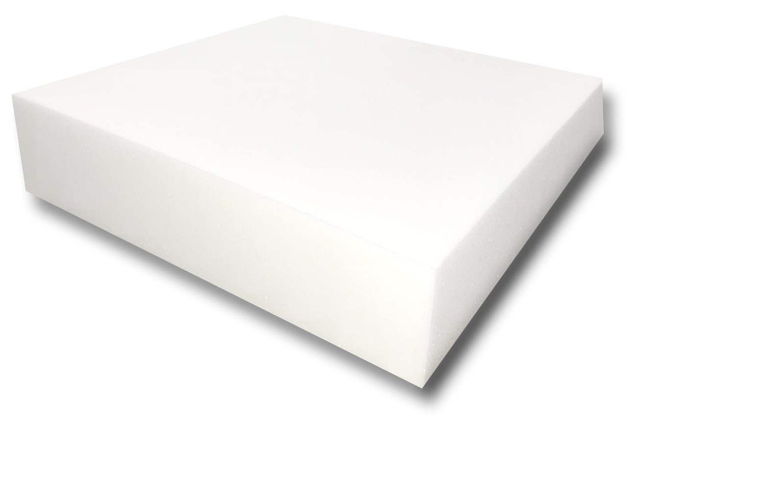 FoamTouch Upholstery Foam Cushion High Density, 5″ H X 24″ W X 24″ L, White
