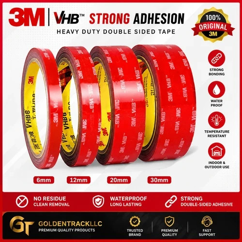 3M VHB Double Sided Tape Heavy Duty Mounting Tape for Car, Home and Office