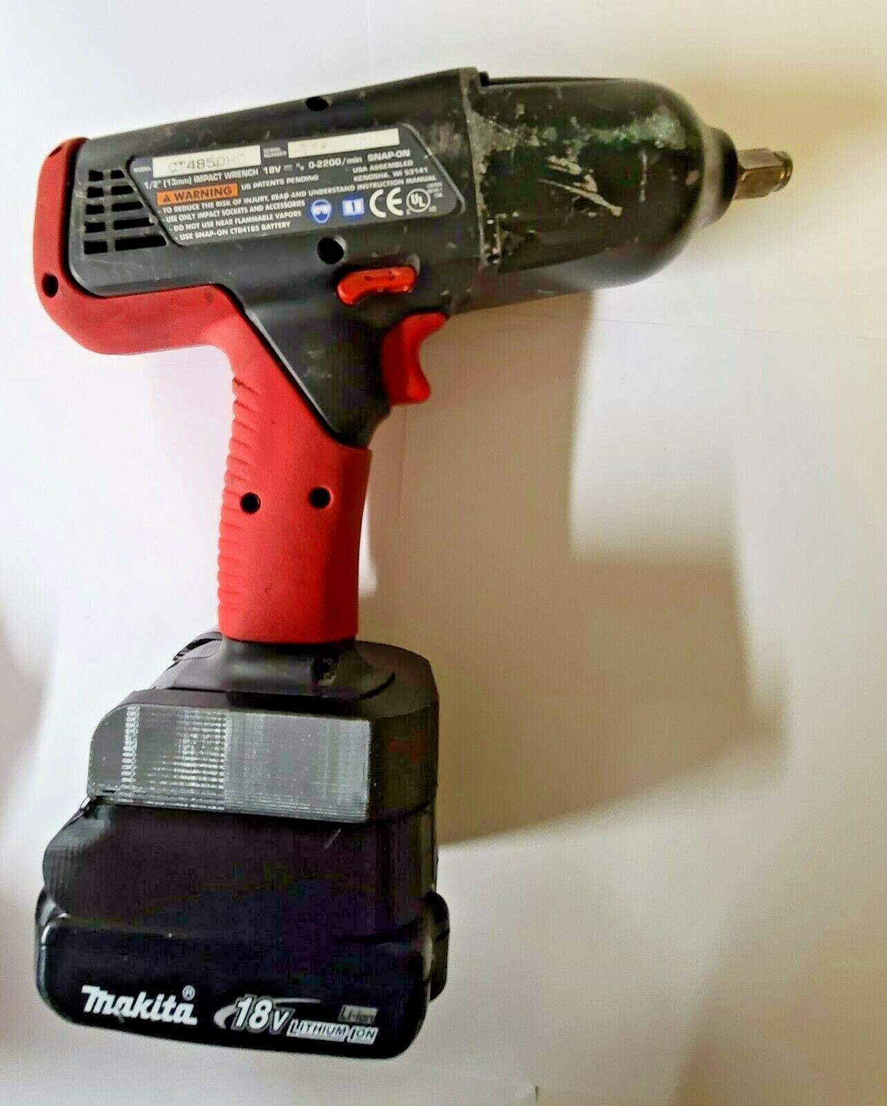Snap On 18v nicad to Makita adapter Global shipping