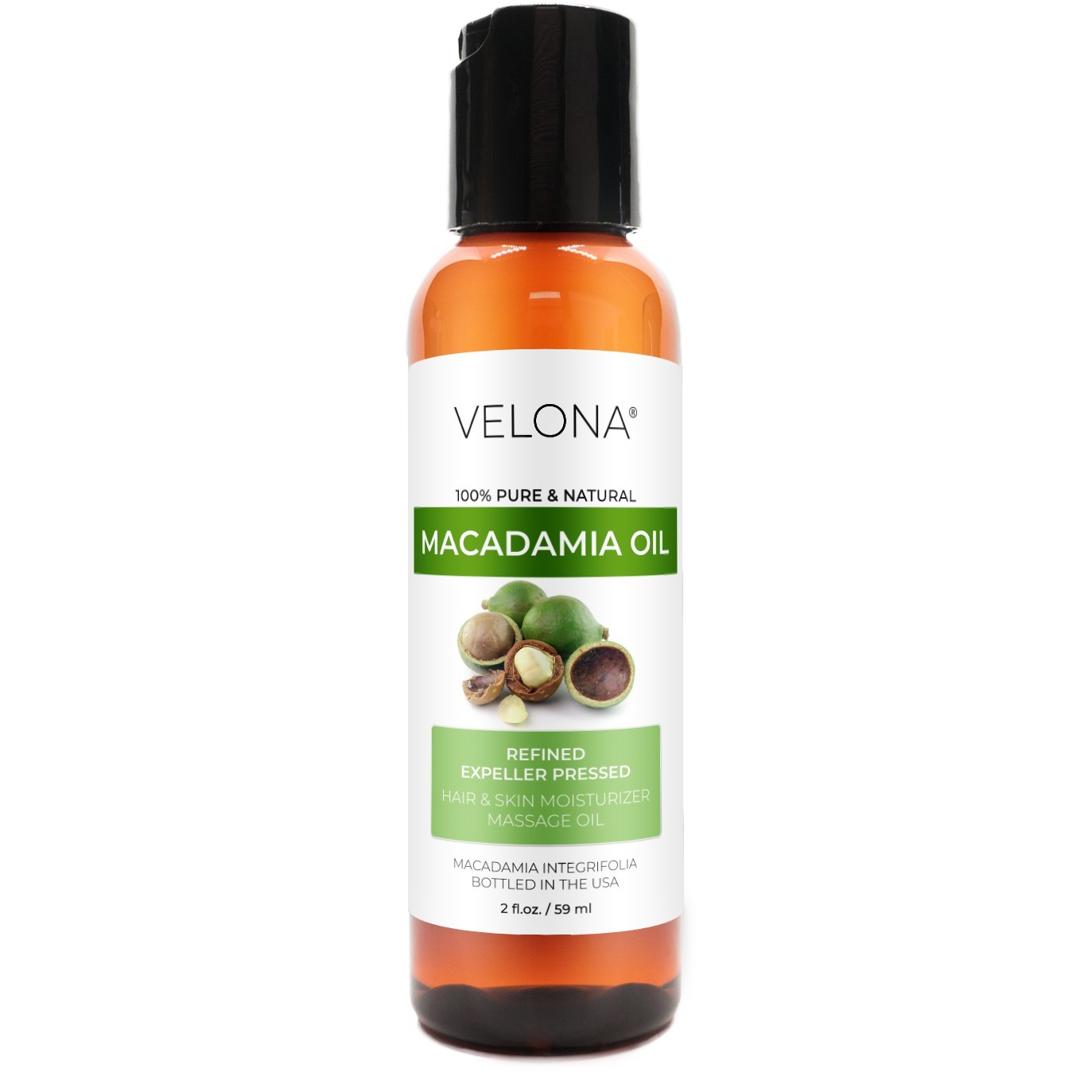 Macadamia Nut Oil By Velona 2oz-7lb Refined Expeller pressed Skin Hair Body Face