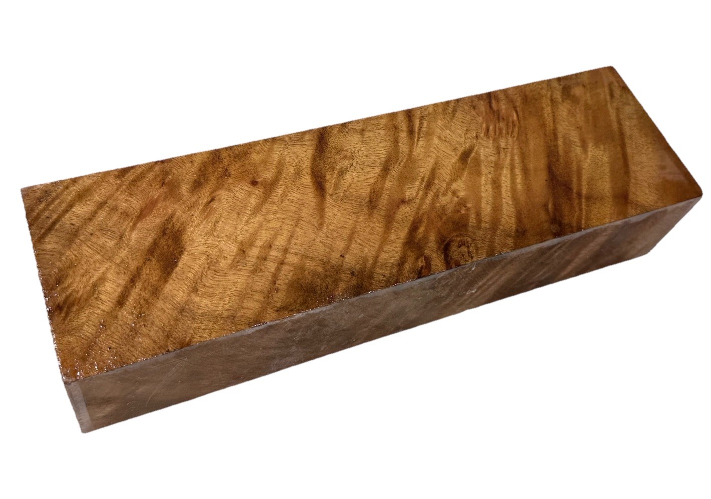 Camphor Burl wood block 11″ x 3-3/16” x 2-1/4″ (c71) Dried Craft Block