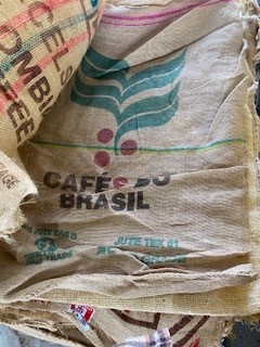 Burlap Coffee Sacks – Assorted Sizes – 20 Pieces