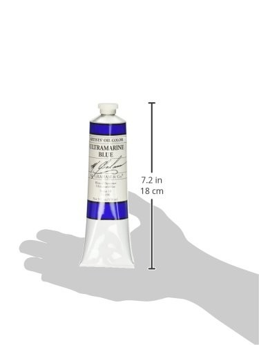 M. Graham Artist Oil Paint Ultramarine Blue 5oz Tube Kitchen