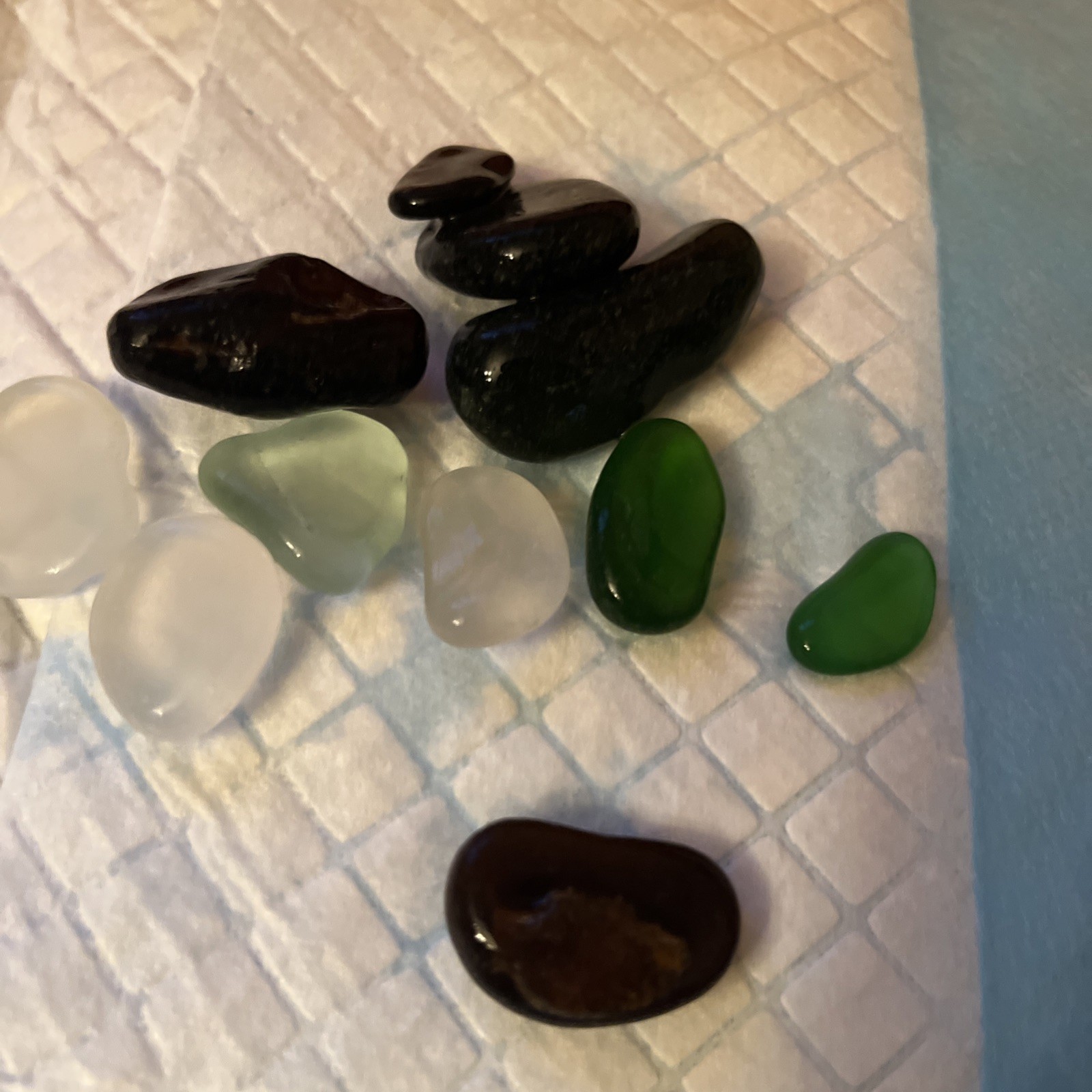 Mixed Seaglass Lot Bonaire 2.4-2.9oz You Will Receive 1 Baggie 3.5”X2.4” Similar