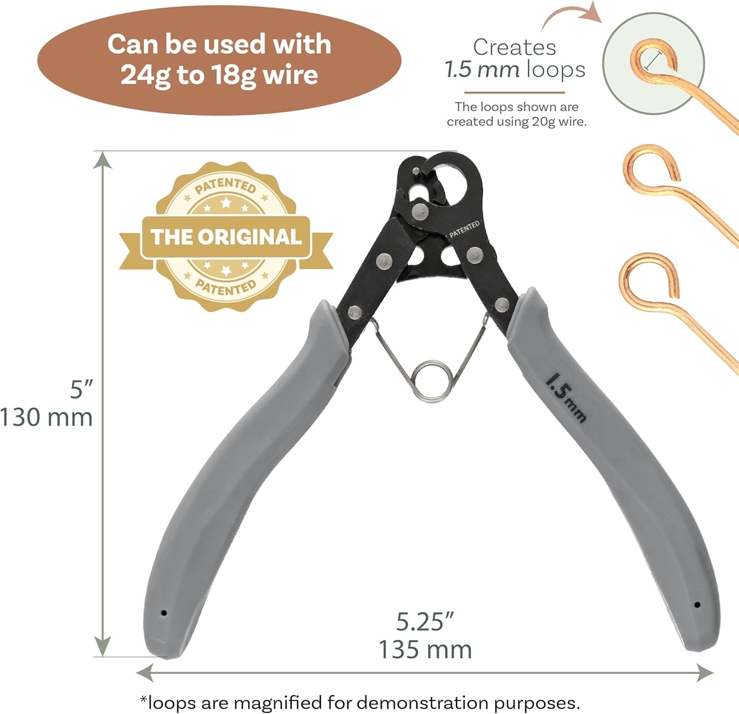 One Step Looper – Create and Trim Consistent 1.5 mm Loops for Jewelry Making,…