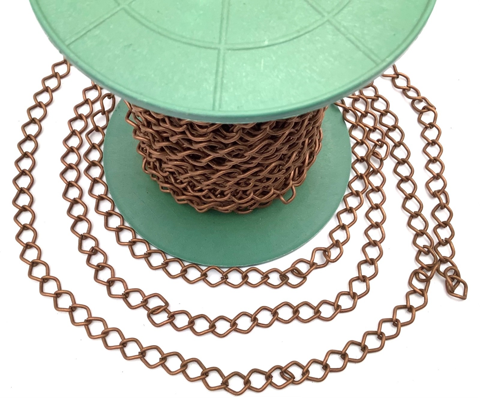 3Feet Antique Copper Metal Cable 10x7mm Chain-#AT6624