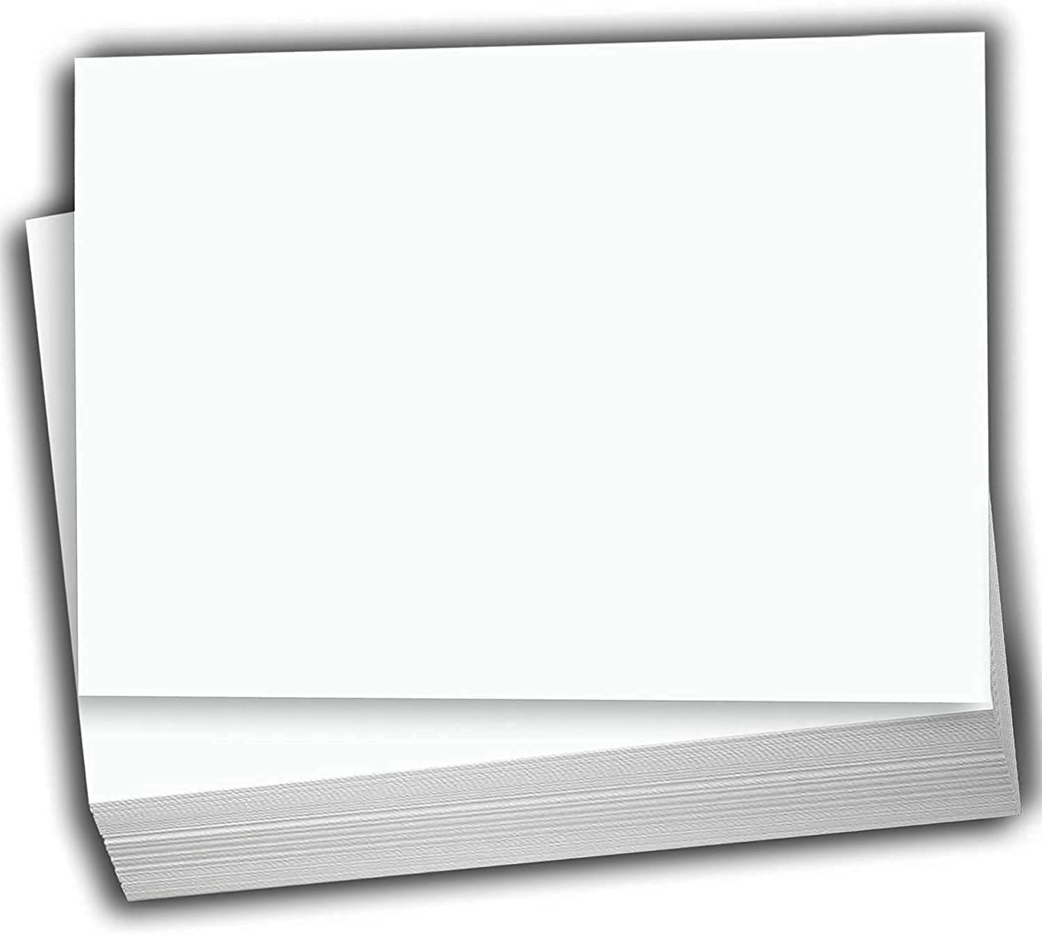 Hamilco White Cardstock Thick Paper – 5 x 7″ Blank 5″ x 7″,