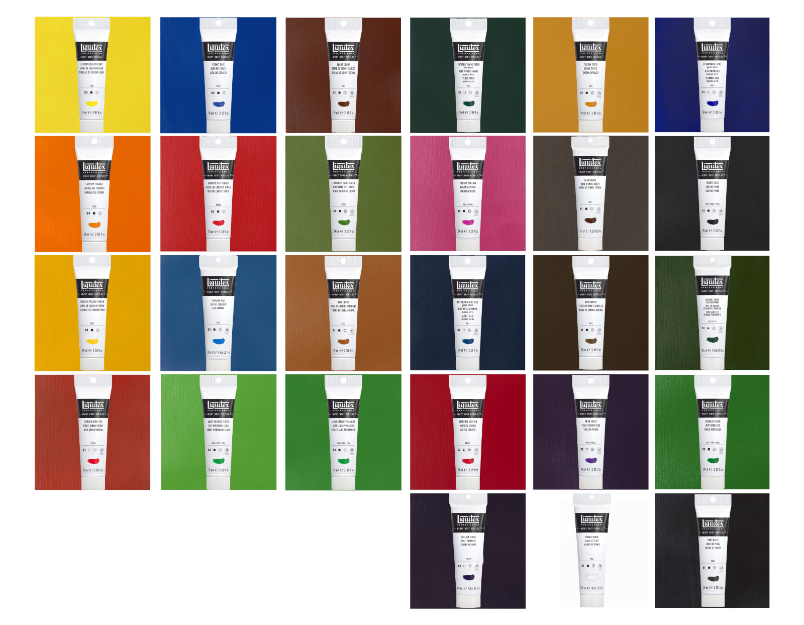 Liquitex Heavy Body Acrylic Paint 2oz – Professional Artist – NEW – Choose Color