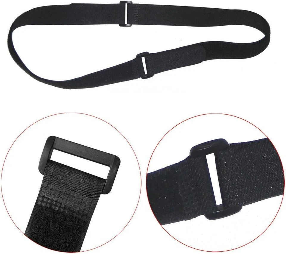 [16 Pack] 1 X 18″ Hook and Loop Reusable Fastening Nylon Cable Securing Straps,