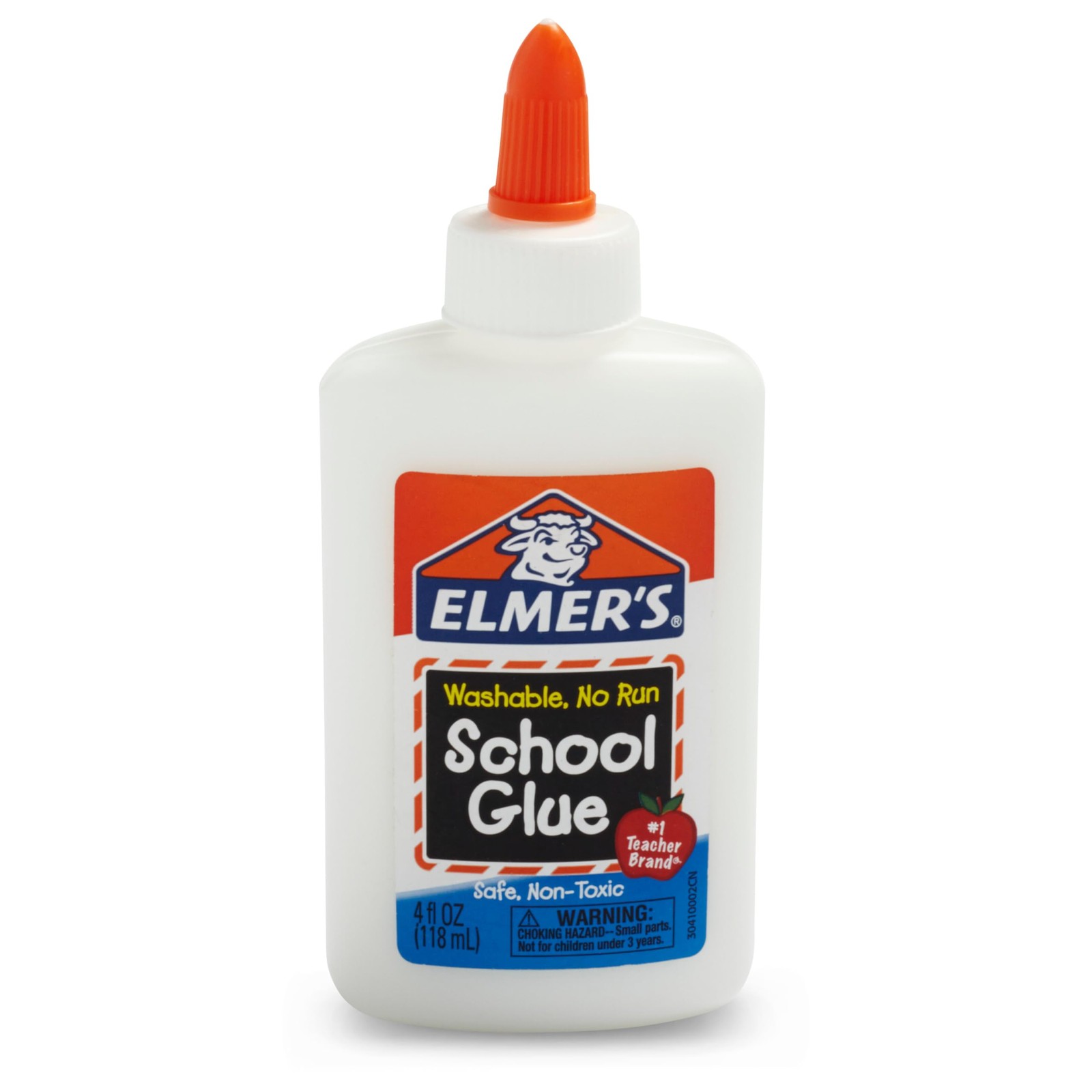 Elmer’s Liquid School Glue, Washable, Safe and Nontoxic, 4oz, 1 4 Oz., White