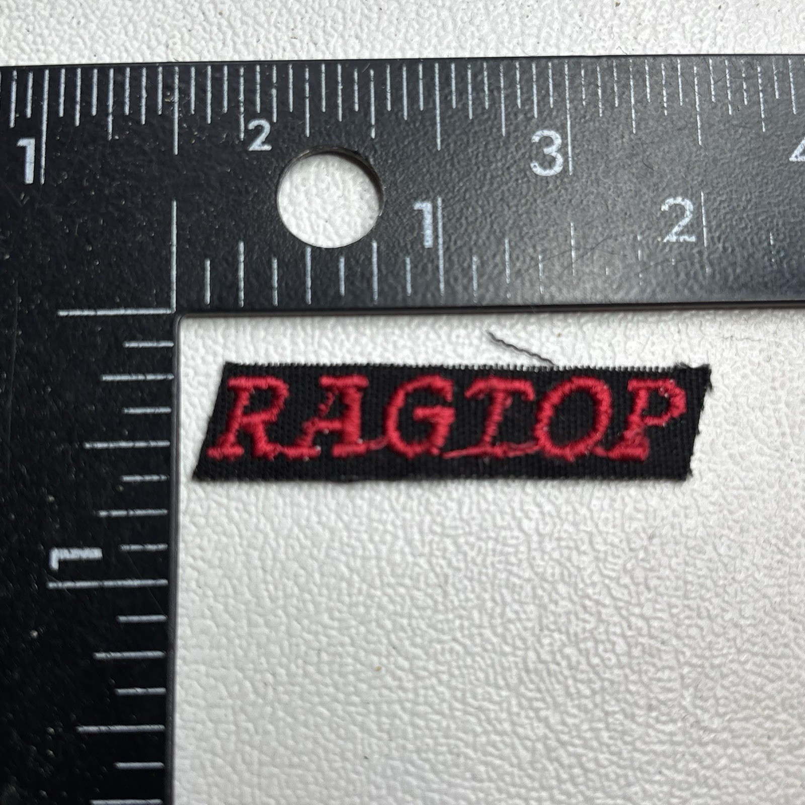 Just Word RAGTOP Car Auto Patch 501G