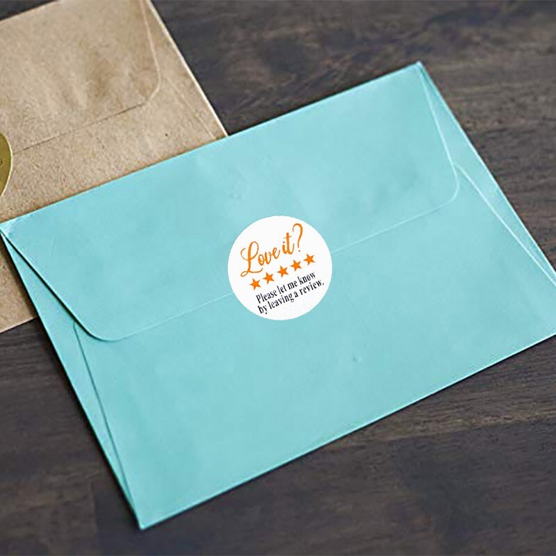 Love it, Please Leave A Review Sticker – 1.0″ Self Adhesive 500 Label Per Roll