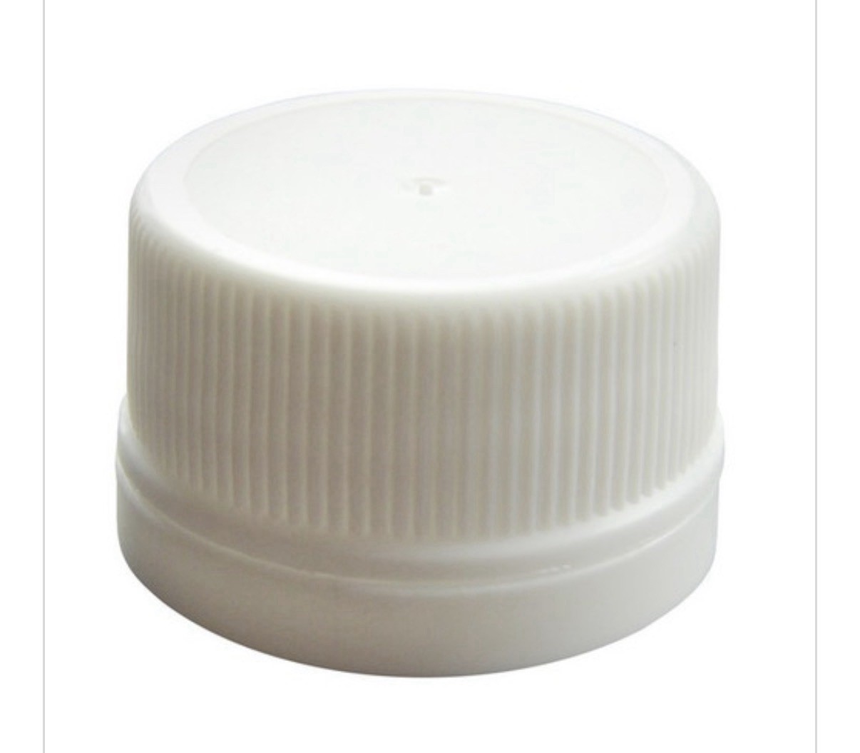 Pano Cap 28mm White Plastic Screw Bottle Caps with Foam Liner