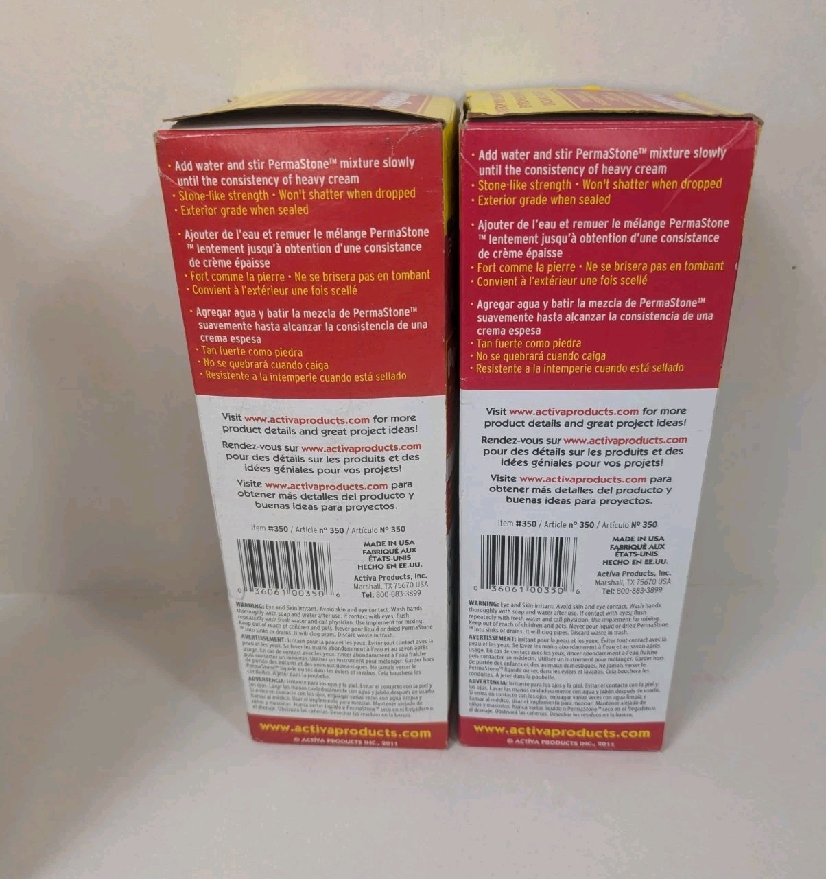 Permastone Activa 2- 28 oz Bag of Casting Compound in Box (Plus Bonus)