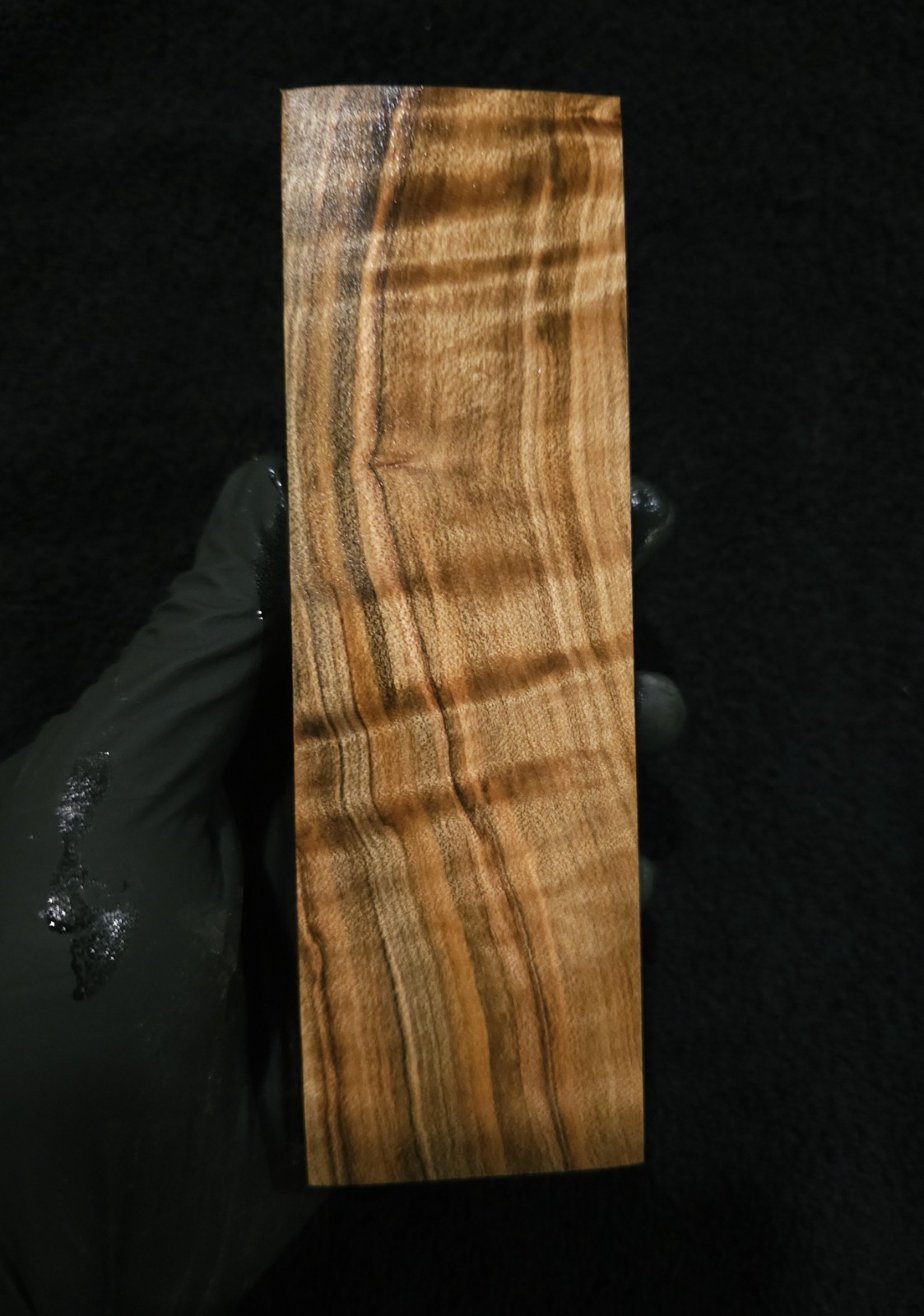 Stabilized Curly Ambrosia Maple Block – Knife Scales/Pen Blanks