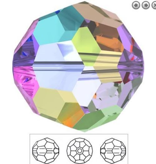 Swarovski 5000 3mm Crystal Round Beads – Select Color/Q’ty