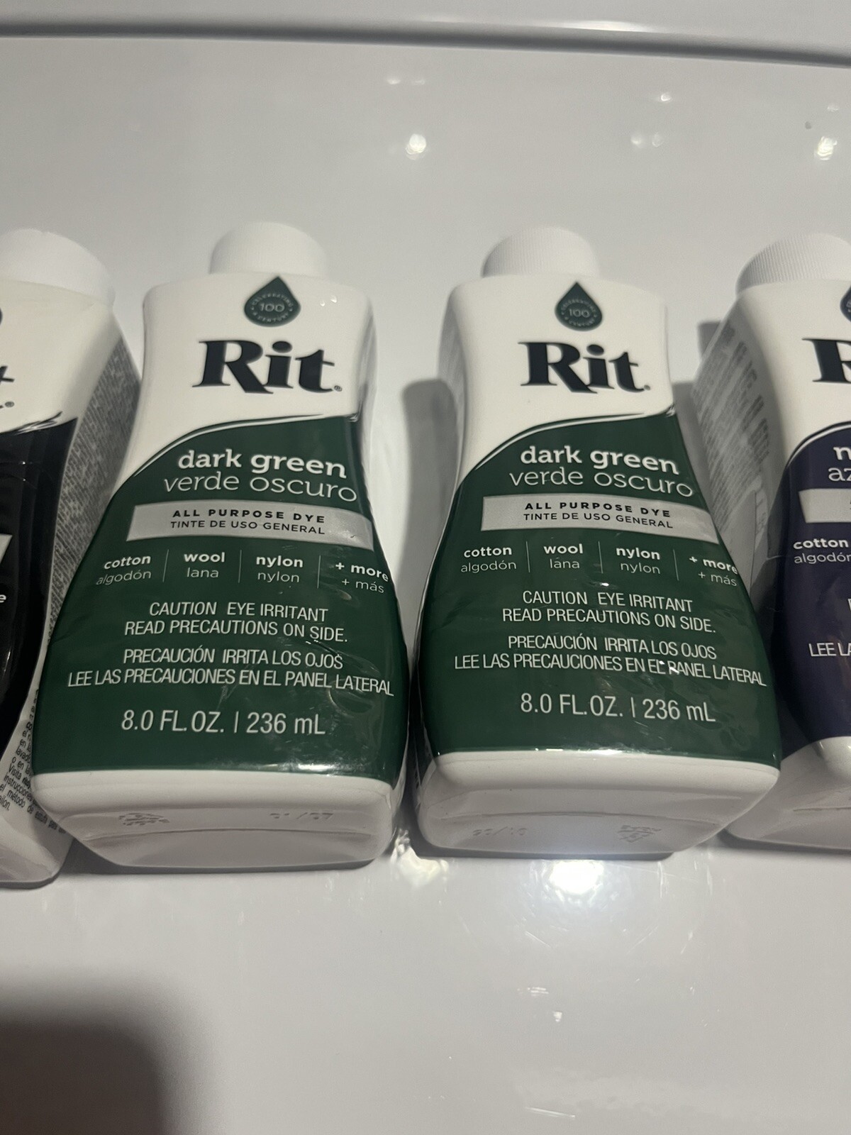 Rit All Purpose Liquid Dye, Black,blue, Green – 8oz