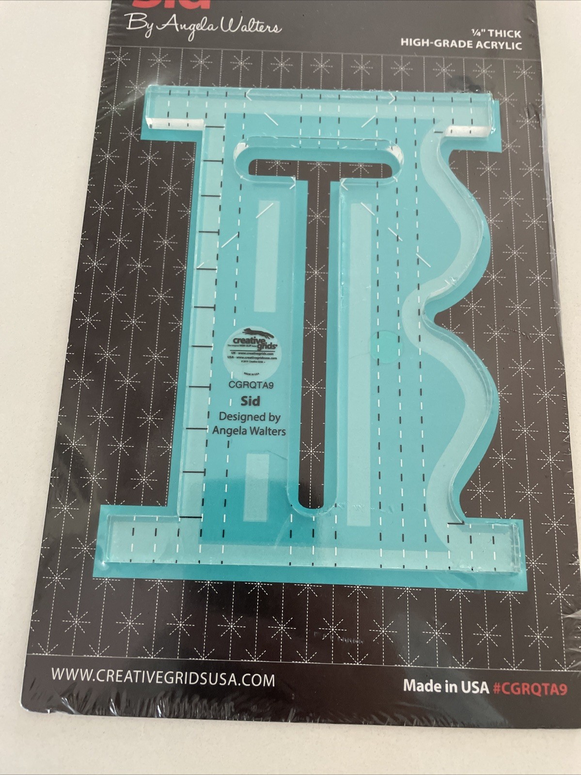 Genuine Creative Grids Non-Slip Machine Quilting Tool – Sid By Angela Walters