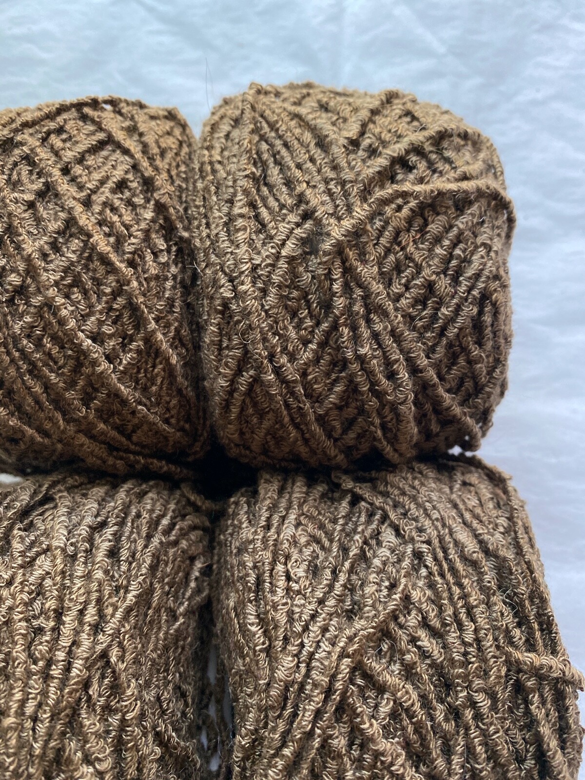 Private Label 100 Yards Viscose Taupe Brown Worsted Yarn