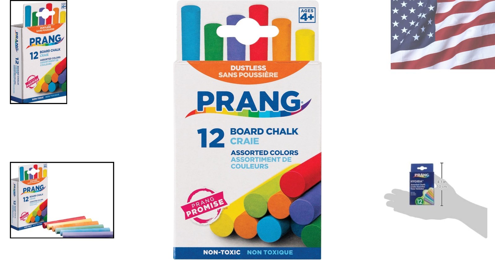 Chalk for Kids: 12 Assorted Colors, Dust-Free & Scratchless Writing Experience
