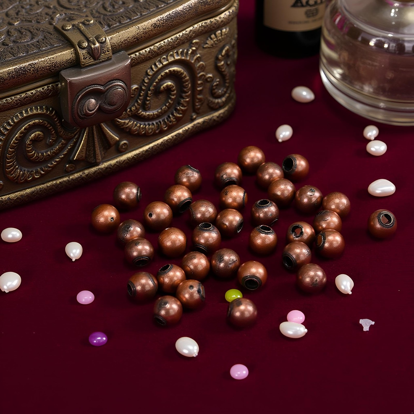 300Pcs/lot 3mm Antique Copper Round Spacer 3 Millimeters,