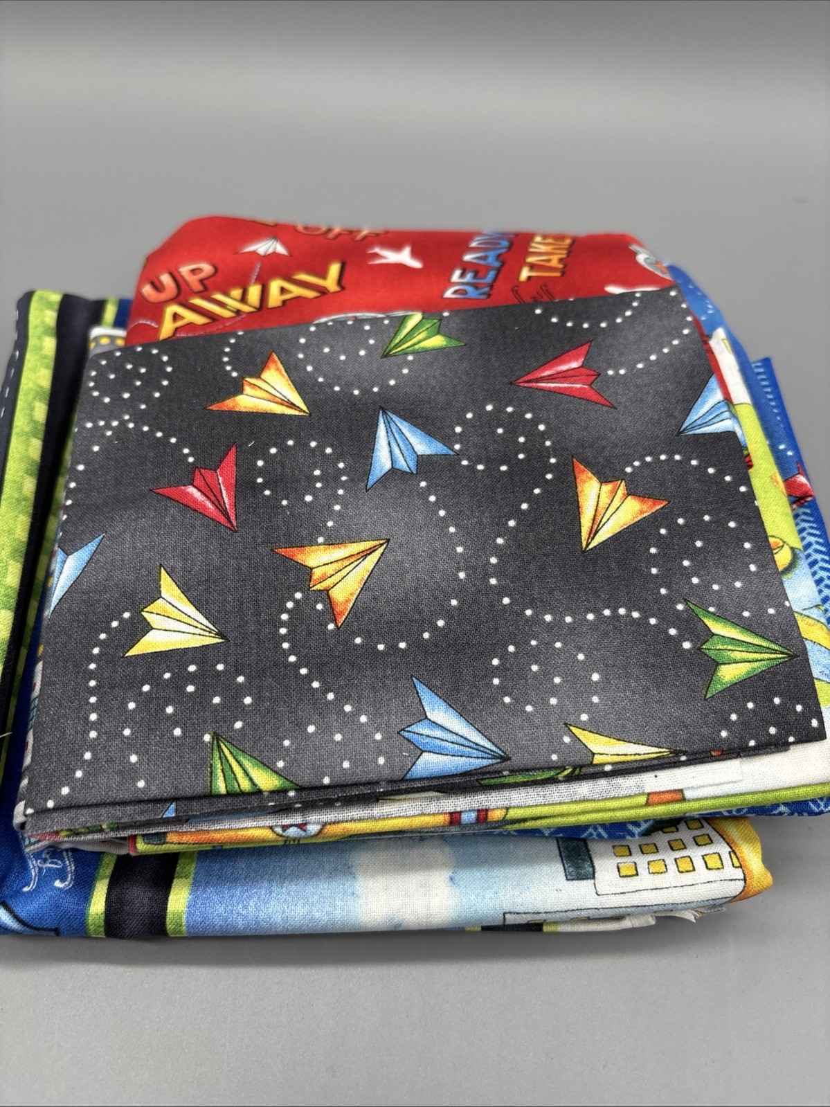 Quilt Kit – Villa Rosa Designs 54” X 74” Kids Fun Planes Airport