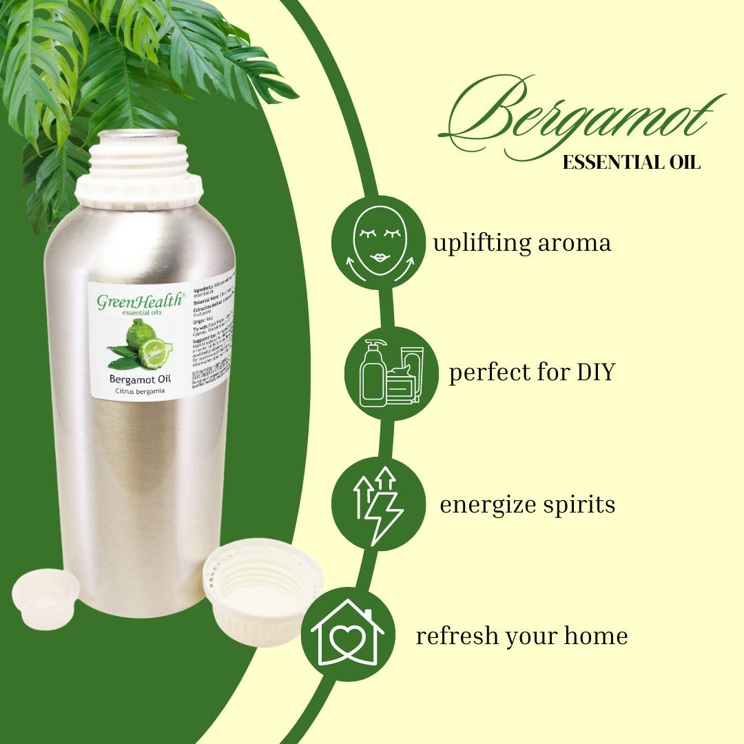 Bergamot Essential Oil 100% Pure 5ml to 1 gallon Free Shipping