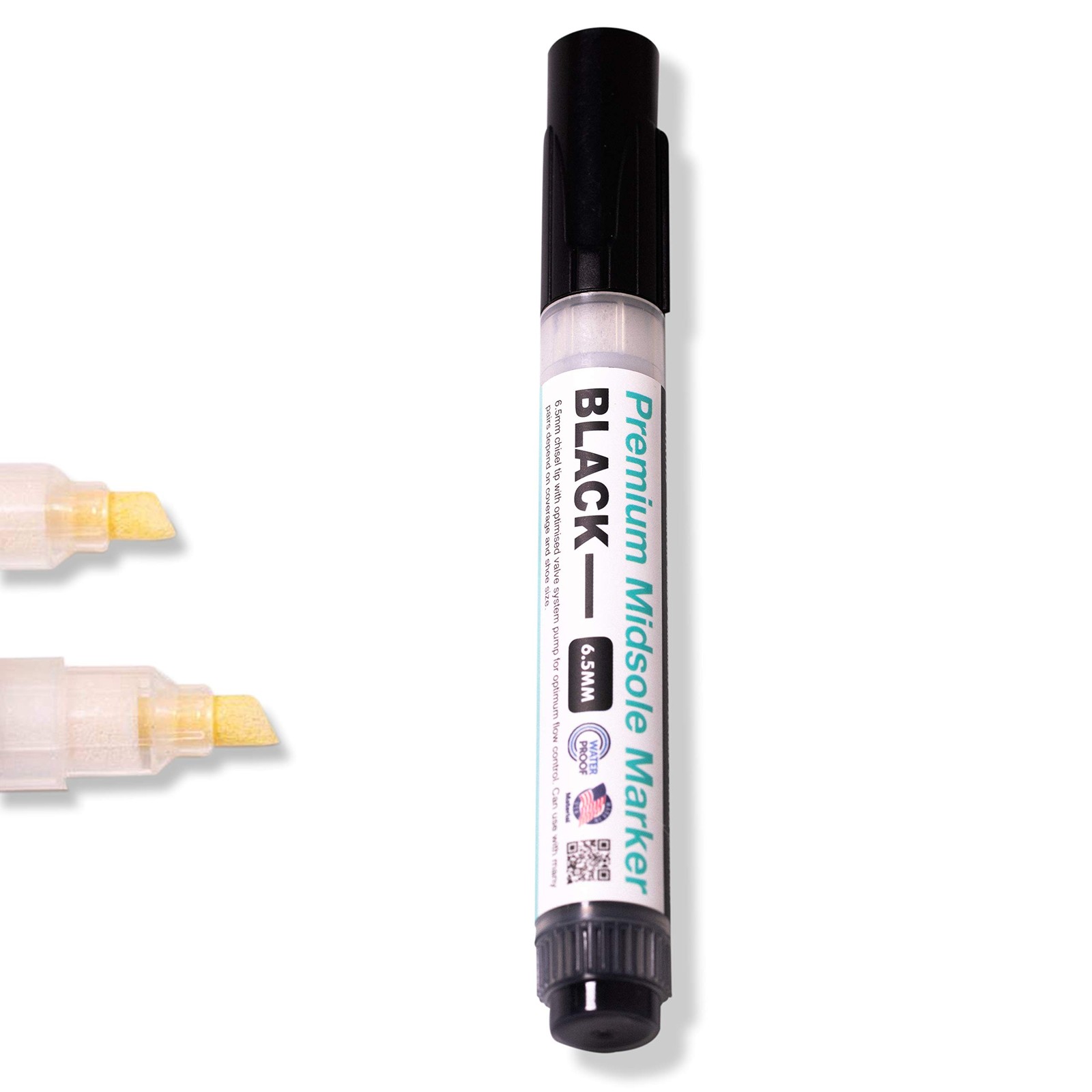 Black Dye Acrylic Midsole Marker – Permanent Shoe Paint Pen for Customization