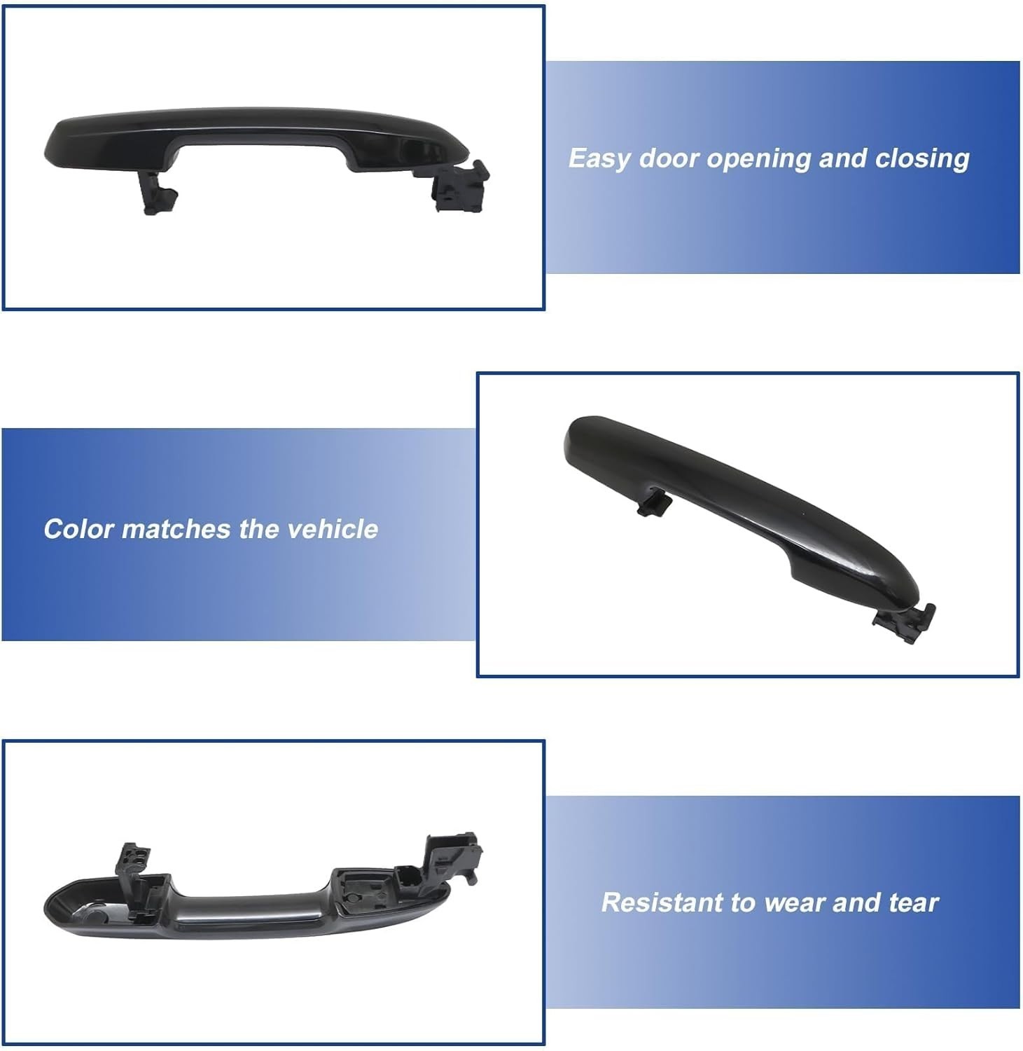Exterior Door Handle Rear Left Driver or Right Passenger for Toyota Rav4 2017-20