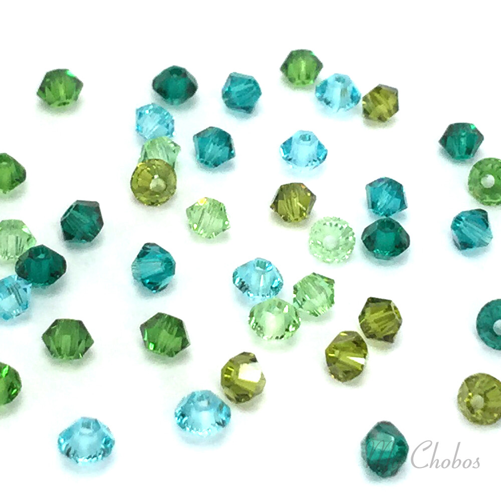 50 Swarovski 5328 Crystal XILION Bicone Beads Assorted Mixed *Pick Size & Color