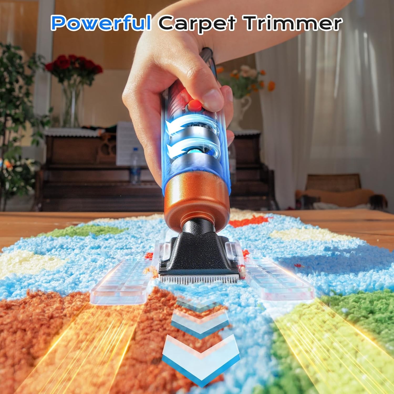 Rug Tufting Gun with Carpet Trimmer Kit RugTuft Gun with Tufting Shears Rug Make