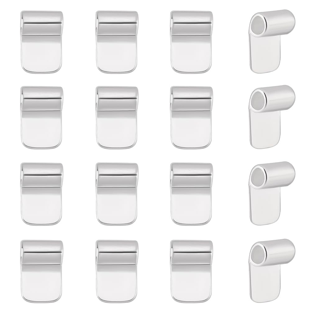 arricraft 16 Pcs Glue on Bails 0.65 x 0.43 Inch, 16 Pcs-0.65 x Inch
