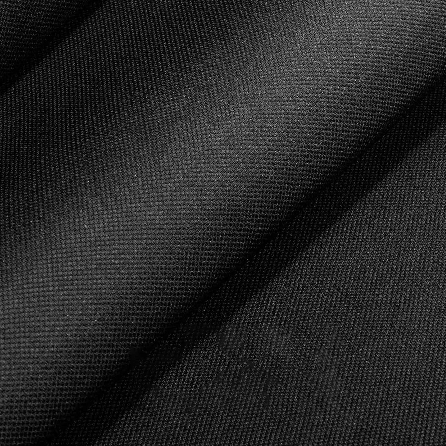 Black 60″W Interior Flat Knit Material for Truck Roof Headliner Fabric Foam Back