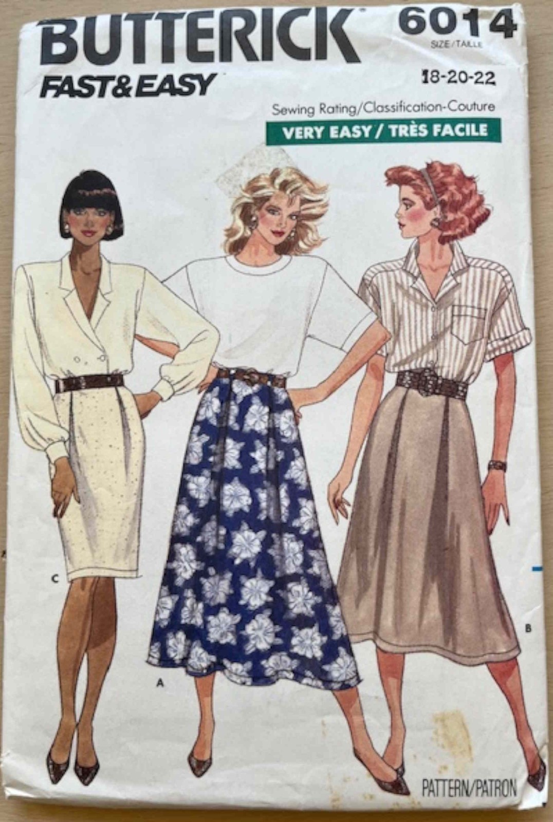 Butterick 3771-6014 Sewing Patterns 4 Designer patterns-see Description