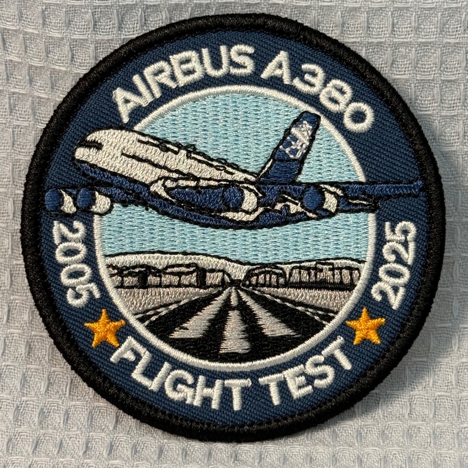 FABULOUS AIRBUS A380 FLIGHT TESTS 2005 – 2025 EMBROIDERED IRON-ON PATCH…