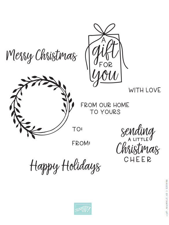 WRAPPED I N CHEER November 2025 Stampin’ UP! Paper Pumpkin Stamp Set retired