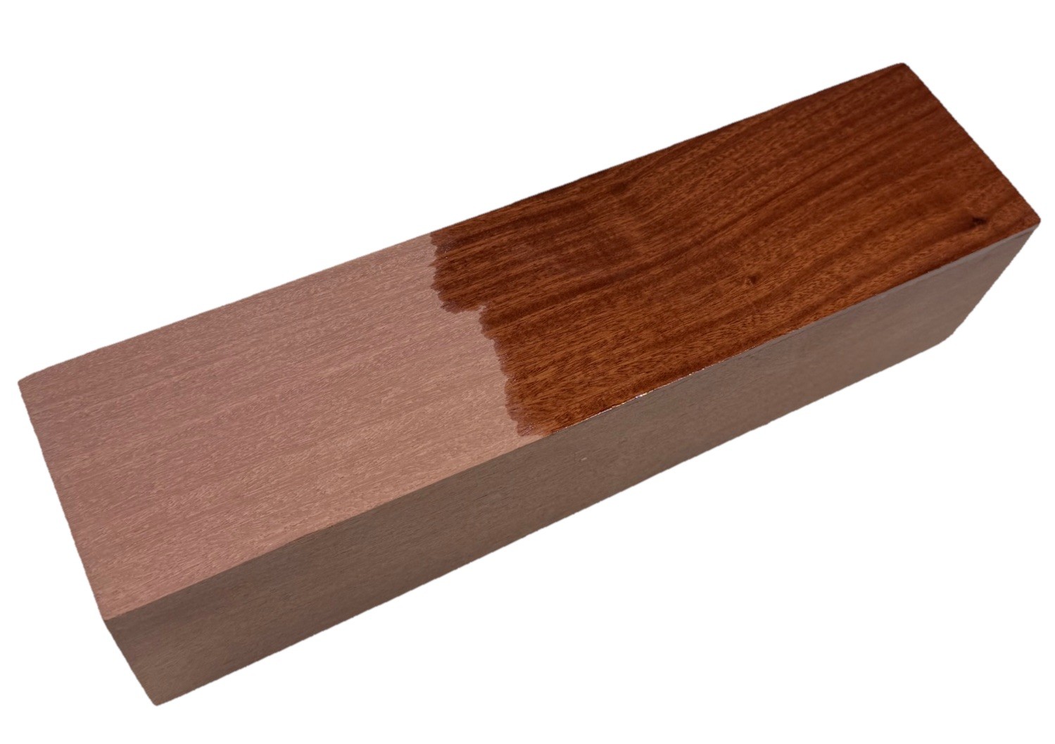 Figured Argentine Sandalwood (M. peruiferu) 3″ x 3″ x 12″ (k39) Dried