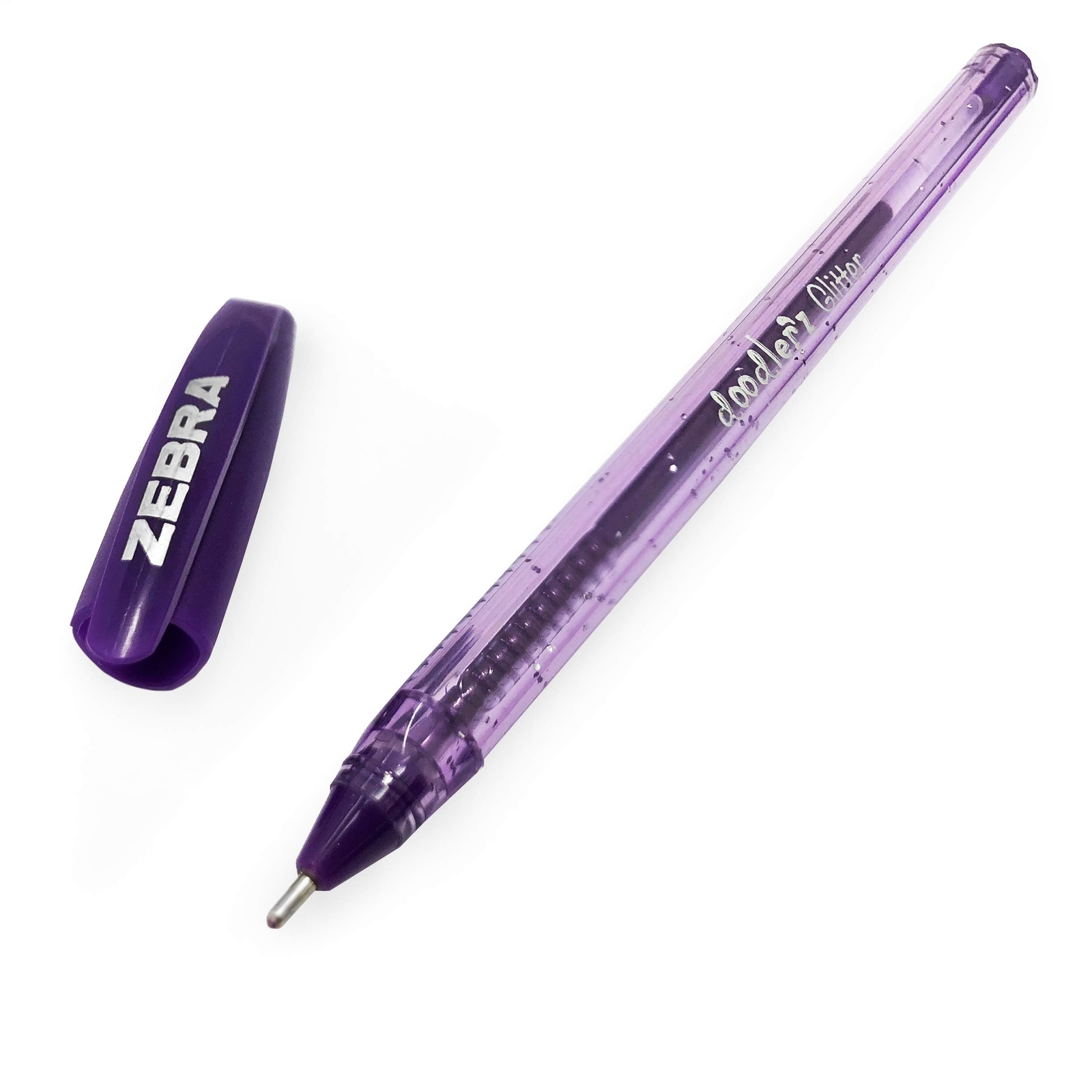 Zebra Z-Grip Glitter Pens-Doodler’z -1.0mm-Assorted Glitter Colours -Pack of 10