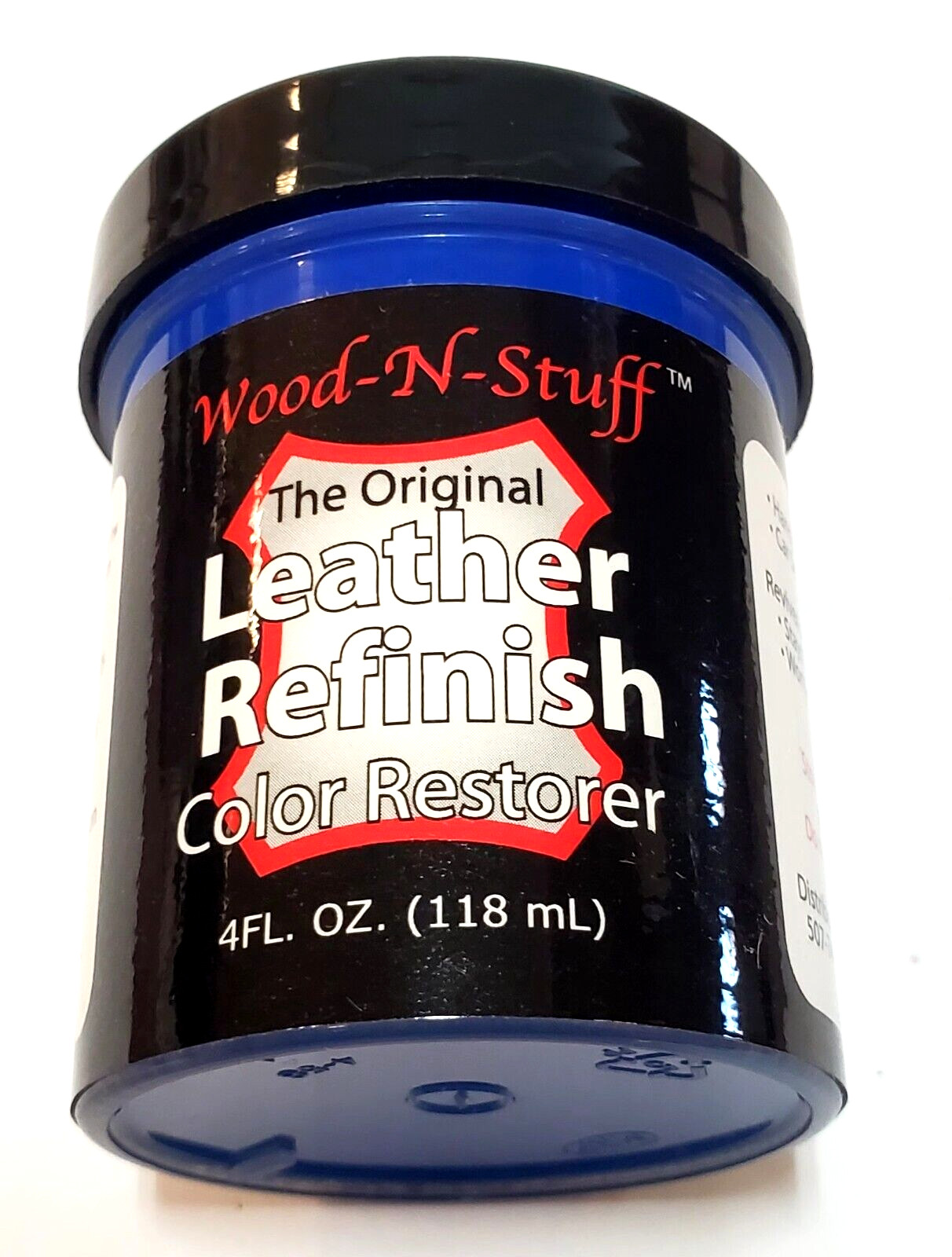 Leather Refinish Sofa Handbag Shoe Color Dye 4.oz – Blue – Leather Dye Restore