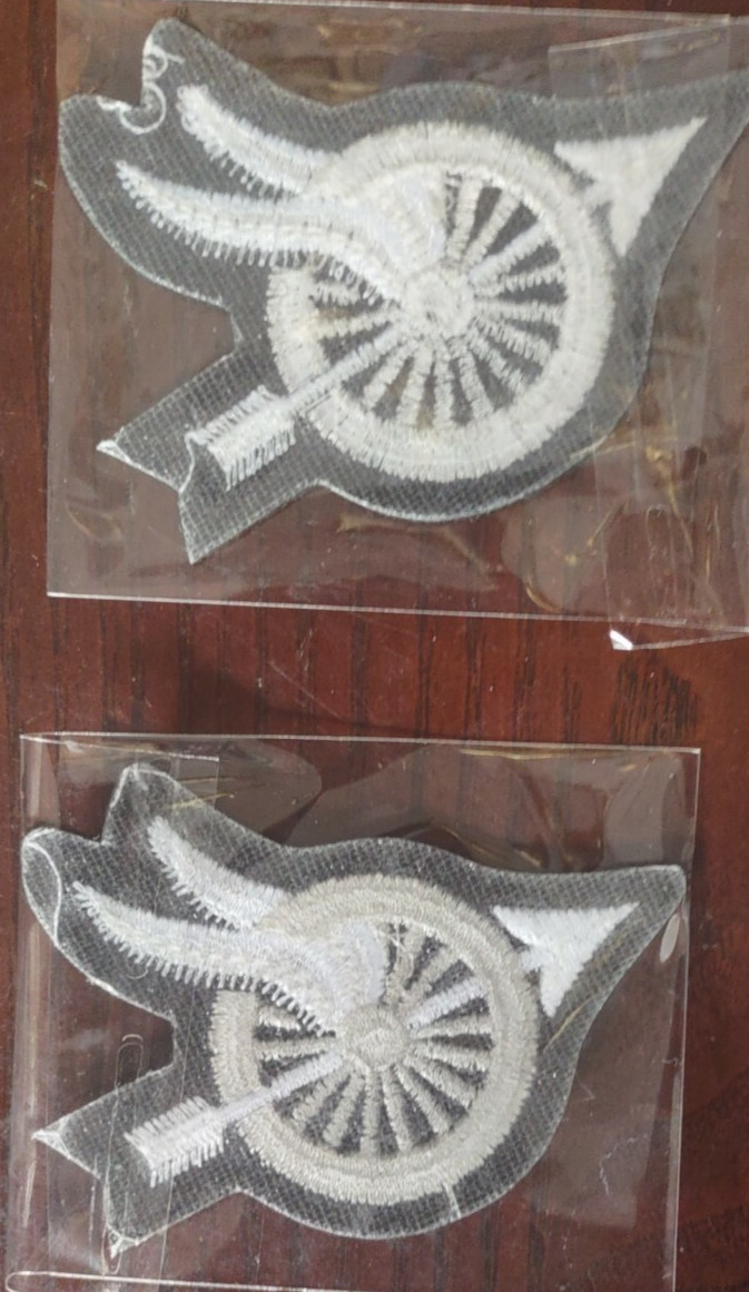 Set Of 2 Wheels And Wings Patch-Brand New-SHIPS N 24 HOURS