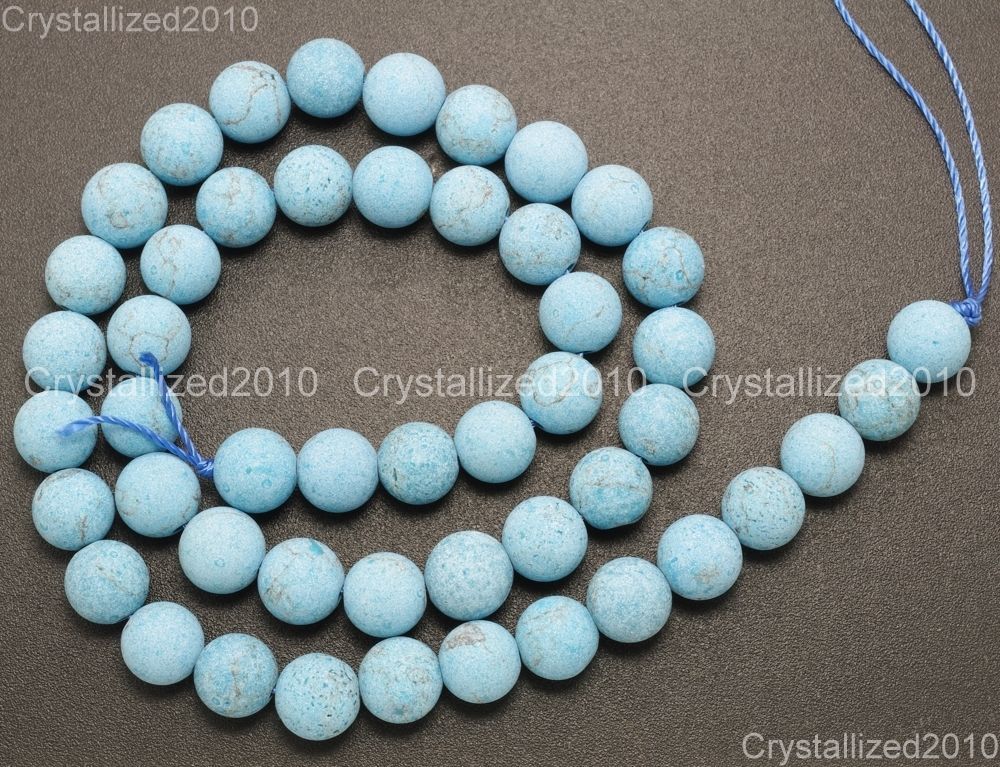 2 Strands Natural Matte Frosted Gemstone Round Loose Beads 4mm 6mm 8mm 10mm 15″