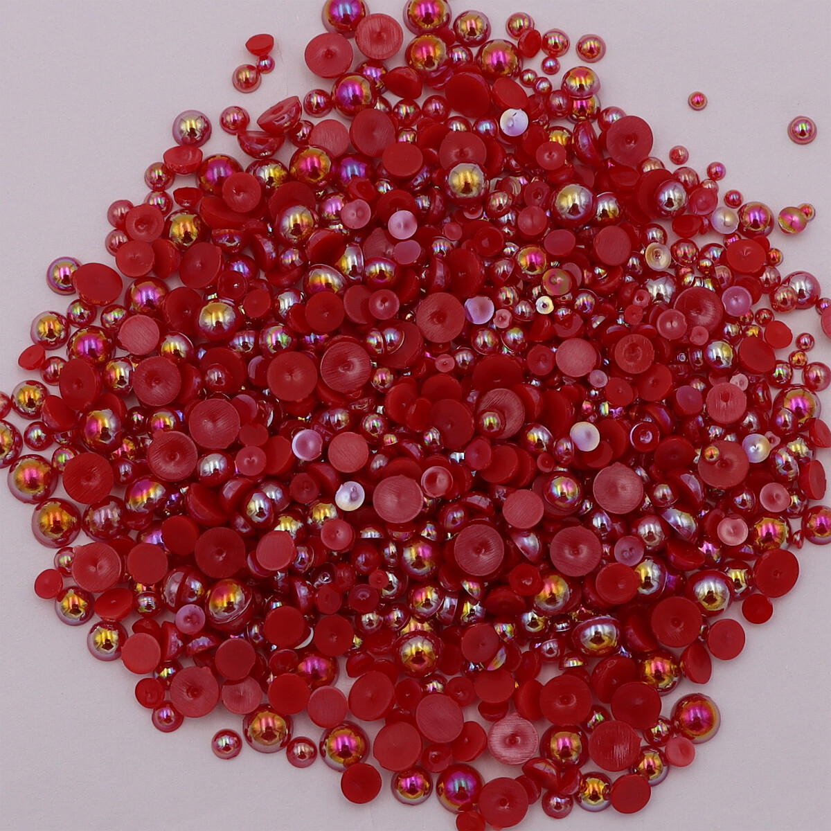 ABS Imitation Pearls Half Round Flat back Acrylic Beads DIY For Jewelry Making