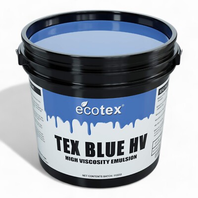 Blue High Viscosity Screen Printing Emulsion, 16oz