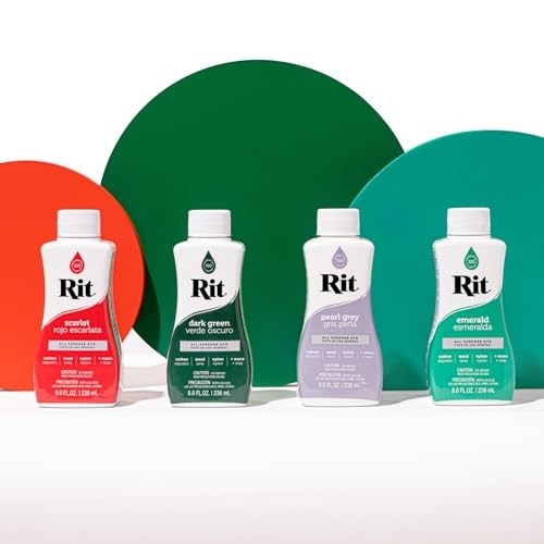 Rit Liquid Fabric Dye, 8-Ounce, Dark Green, 8 Fl Oz (Pack of 1)